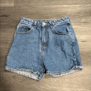 SHEIN Blue Jean Shorts for Women